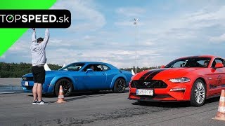 Ford Mustang GT 5.0 V8 proti Dodge Challenger R/T 6.4 V8 porovnanie - TOPSPEED.sk