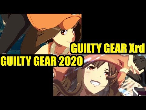 GUILTY GEAR Xrd vs GUILTY GEAR -STRIVE- Comparison (6 Characters)