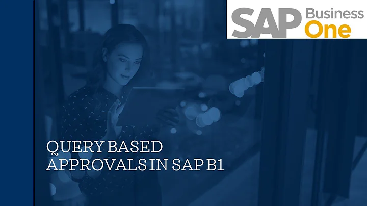 Query Based Customized Approvals In SAP Business One - Including Document Rows