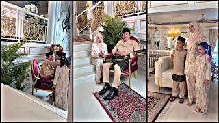 Puteri Sarah Liyana || Photoshoot Baju Raya Bersama Keluarga Mertua Untuk Primavalet 