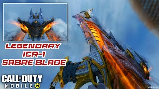 S4 Best Legendary Gun | Legendary ICR-1 - Sabre Blade Gameplay | Weapon Inspection | S4 2022