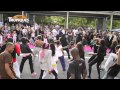 Flash mob tropiques fm  la foire de paris  oh yeah de dj mike one feat admiral t et duo 2 choc