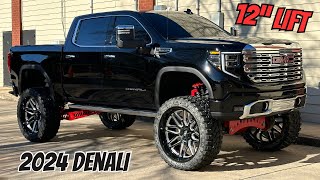 ** HUGE 12” FTS lift and 40” tires on a BRAND NEW 2024 GMC Denali 1500 ** First in the country!!!
