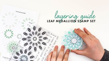 Altenew Layering Video - Leaf Medallion Stamp Set