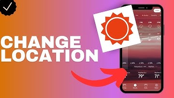 How to change location in the Accuweather app?