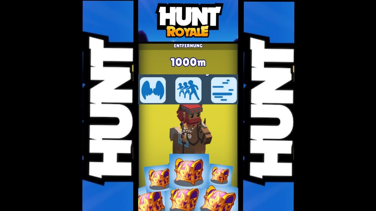 Hunt Royale How to easy reach 1000m !!! Race Event YouTube