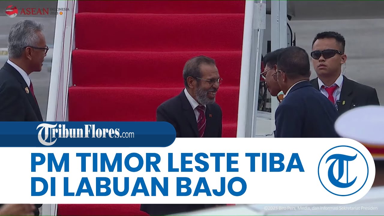 Perdana Menteri Timor Leste Taur Matan Ruak Tiba di Bandara Komodo Labuan Bajo Hadiri KTT ASEAN 2023