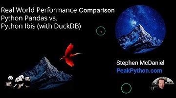 Python Pandas vs Python Ibis with DuckDB: Real World Performance Comparison