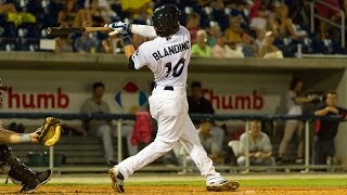 Alex Blandino Hitting For The Pensacola Blue Wahoos