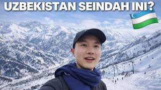 🇺🇿Kaget Ternyata Uzbekistan Ada Pegunungan Salju Indah: Amirsoy!