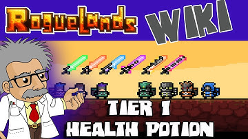 ROGUELANDS WIKI - How to CRAFT a TIER 1 Health Potion - Roguelands Tutorial