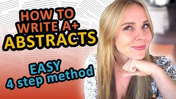 How to Write a STRONG Abstract for your Research Paper