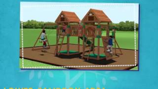 Kings Peak Wooden Swing Set