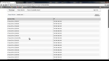 NoviSign User Reports Tutorial