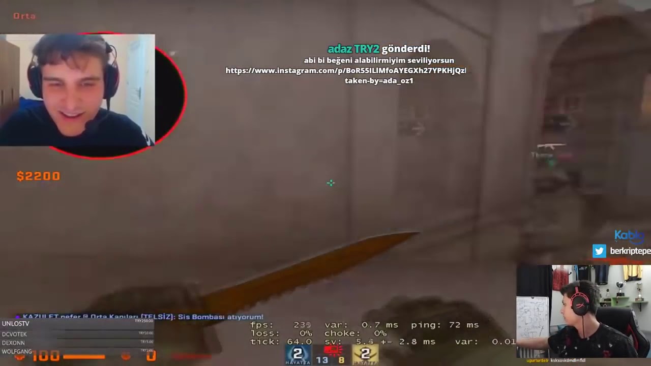 BERK RİP TEPE ARKADAŞI NEFERİN YAYINDAN EN KOMİK ANLARINI İZLİYOR!!!!!