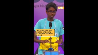 The finals of the Scripps National Spelling Bee turned i-n-t-e-n-s-e
