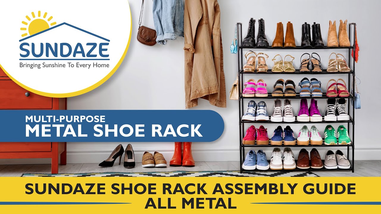 SUNDAZE Shoe Racks - How to Assemble Guide – All Metal