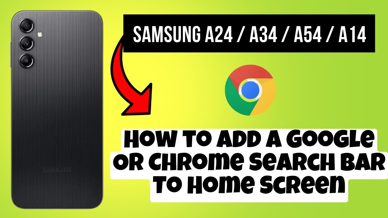 How To Add A Google Or Chrome Search Bar To Home Screen Samsung A24 how-to-add-a-google-or-chrome-search-bar-to-home-screen-samsung-a24