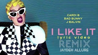 I Like It - Cardi B, J Balvin, & Bad Bunny (Rap Cover) - Jayden Allure