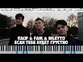 Rauf & Faik, NILETTO - если тебе будет грустно (кавер на пианино + ноты)