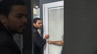 Window techs insulated glass blinds at ZAK Expo