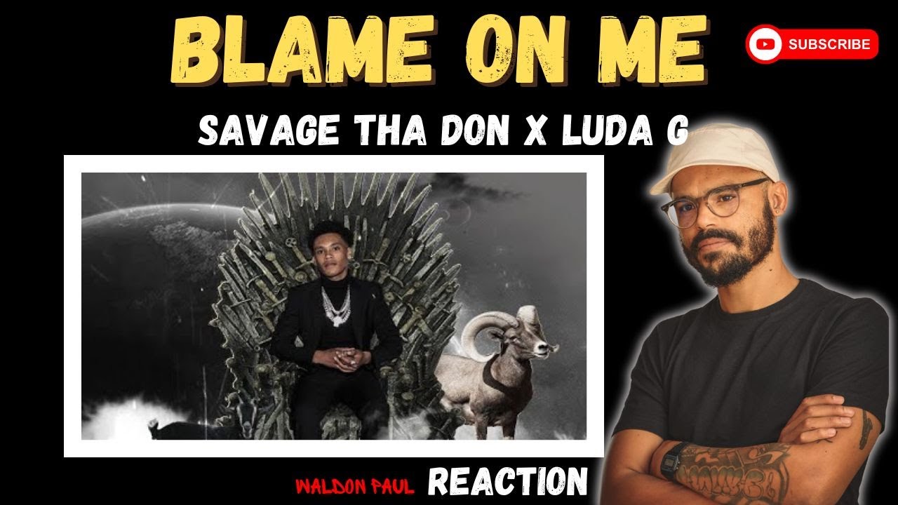 [REACTION] SAVAGE THE DON X LUDA G - BLAME ON ME #ludag #afrikaansrap #savagethedon #southafrica