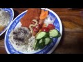 妹が持ってきてくれたファミチキで、ワンプレートディナー☆