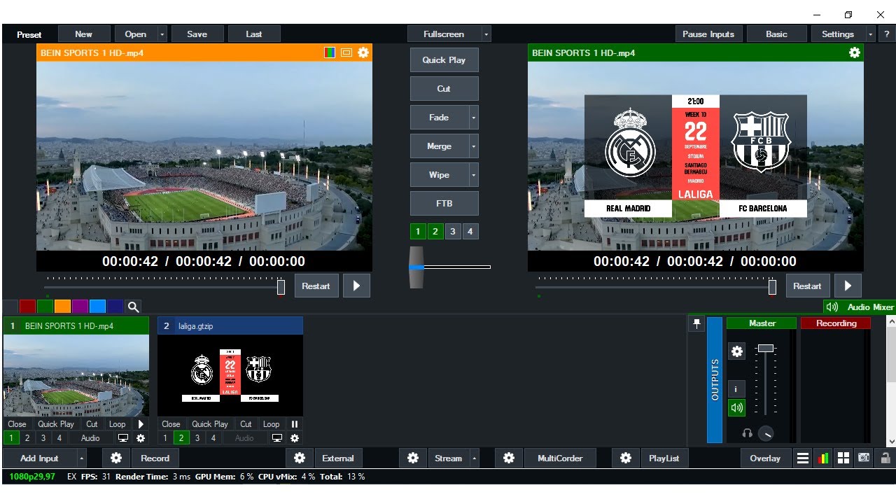 La Liga 23/24 New graphics In vMix ( Soon...) - YouTube