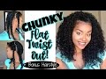 How To:: Chunky Flat Twist Out | + Bonus Hairstyle!