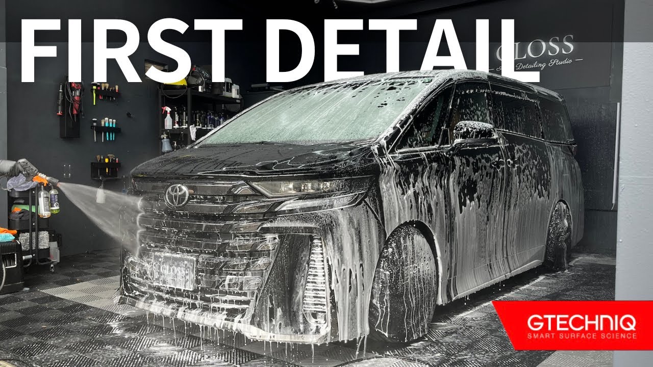 TOYOTA VELLFIRE GTECHNIQ COATING | CAR DETAIL | CAR WASH | ASMR | ヴェルファイア