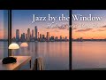 Jazz by the Window | Hudson River at Magic Hour | 2-Hour BGM for Work &amp; Relax
