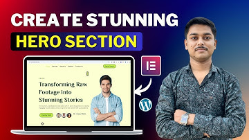 How to Create Stunning Hero Section in WordPress 2025 🚀 | Elementor Step by Step Tutorial