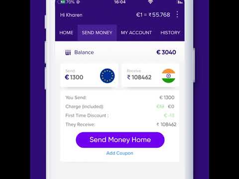 Send Money To India With Rewire App