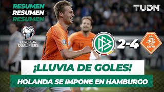 Resumen y Goles Alemania 2 - 4 Holanda | Eliminatorias - UEFA Euro 2020 - Jornada 5 | TUDN