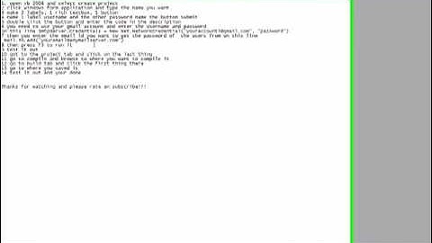 make a email sending keylogger