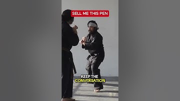 How to Handle the Sell Me This Pen #salesroleplay