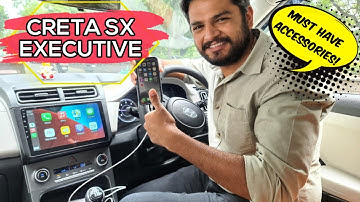 CRETA SX EXECUTIVE ACCESSORIES || BEST MUSIC SYSTEM || SPEAKERS UPGRADE || SEATCOVERS || #9550010888