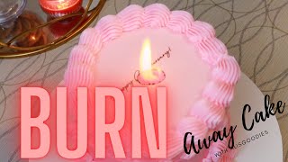 Easy Viral Burn Away Fire Cake | New Burnaway Cake Trend Tutorial | How to make Burn Away Cake