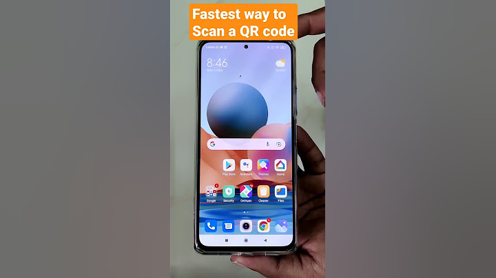 Scan a QR Code in less than 10 seconds with no apps or account needed