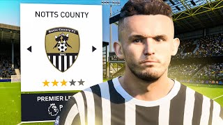 FC 24 NOTTS COUNTY CAREER MODE - #5 THE PREMIER LEAGUE