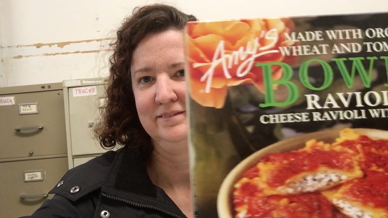 Mukbang | Amy's Cheese Raviolis - YouTube
