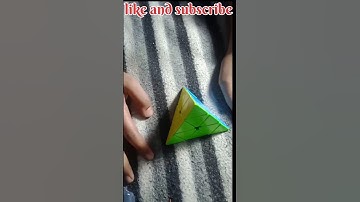 pyraminx rubiks cube solving#viral #trending #shorts #youtubeshorts #ytshorts #rubikscube #cuber