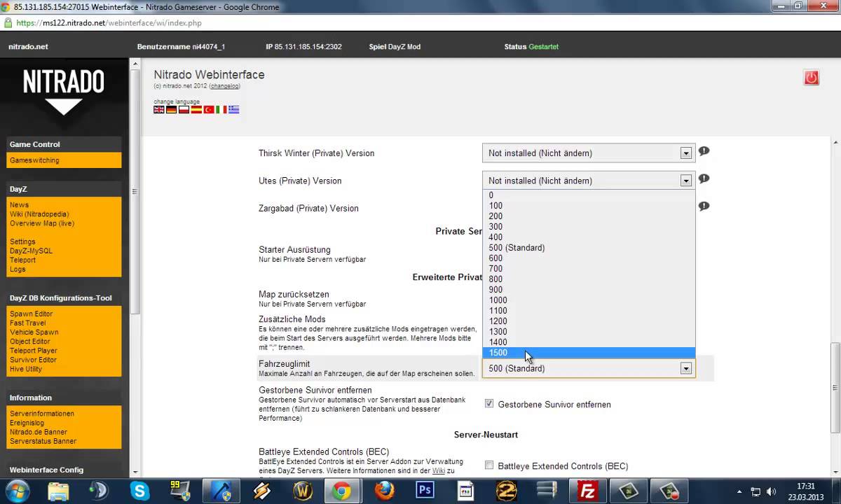 How To Dayz Server Mieten German 1 5 Youtube