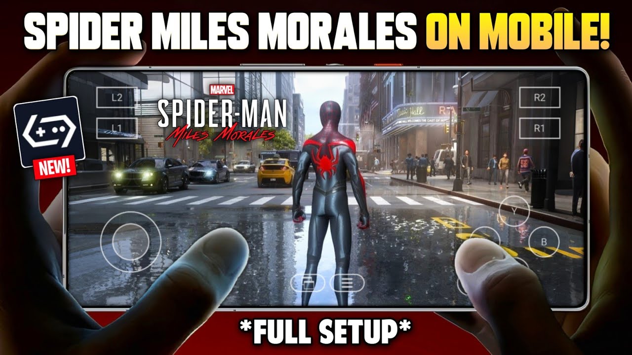🔥 Играйте в Spider-Man Miles Morales на МОБИЛЬНОМ УСТРОЙСТВЕ! (Оффлайн) | Полная настройка и тест...
