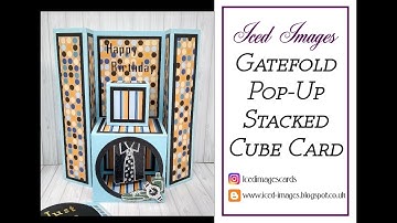 Gatefold Pop up Stacked Cube Card Tutorial