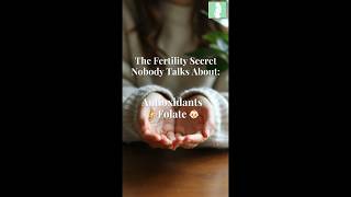 Folate + antioxidants may boost fertility by improving egg &amp; sperm health 🧬✨#folate#fertility#shorts