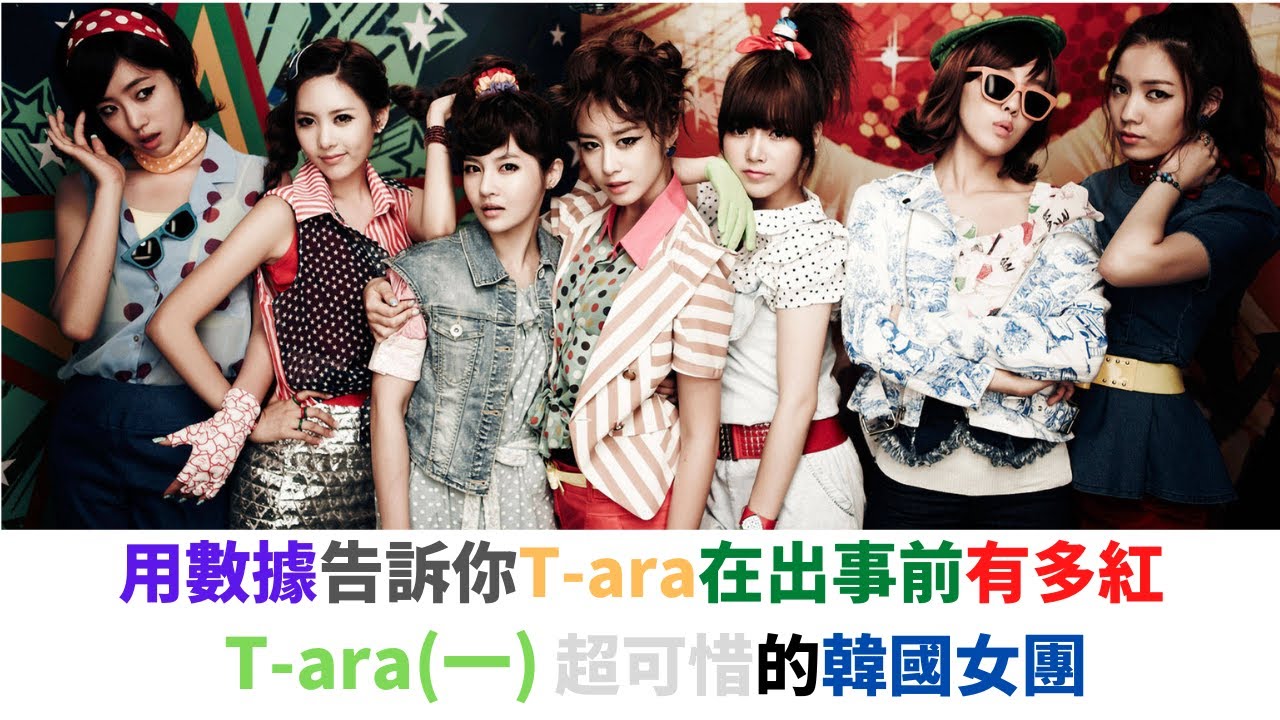 T-ara(一) -用數據告訴你T-ara顛峰時有多厲害,真的可以跟少女時代一拼嗎?史上最可惜女團