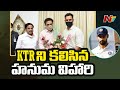 Indian cricketer Hanuma Vihari meets minister KTR