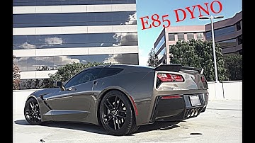 C7 Corvette Stingray Dyno - E85 and Long Tube Headers