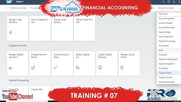 Training 07 - SAP S/4 Hana -  Run the Audit Journal Report - General Ledger